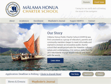 Tablet Screenshot of malamahonuapcs.org